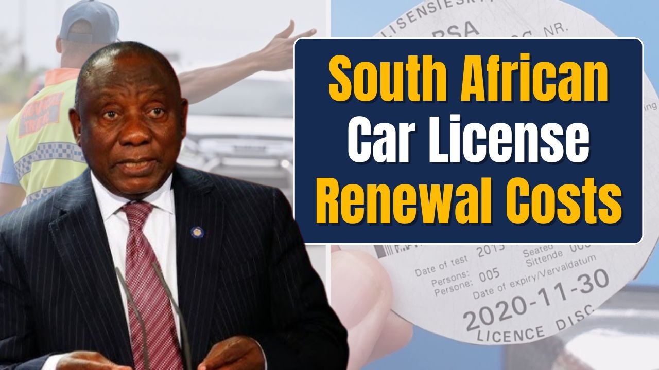 South African Car License Renewal Costs